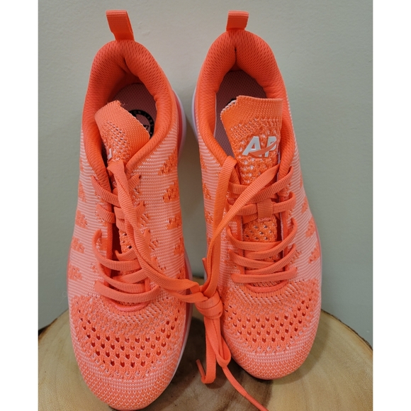 Free People APL × TechLoom Pro Sneaker in Neon Peach/Pristine - Picture 8 of 14